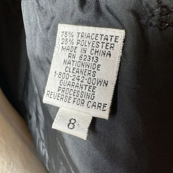 Black Tie Oleg Cassini Holiday Cocktail Dress 8 | Beaded Mesh Retro Glam LBD - Picture 7 of 8